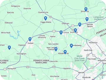 Service Areas Mobile Map